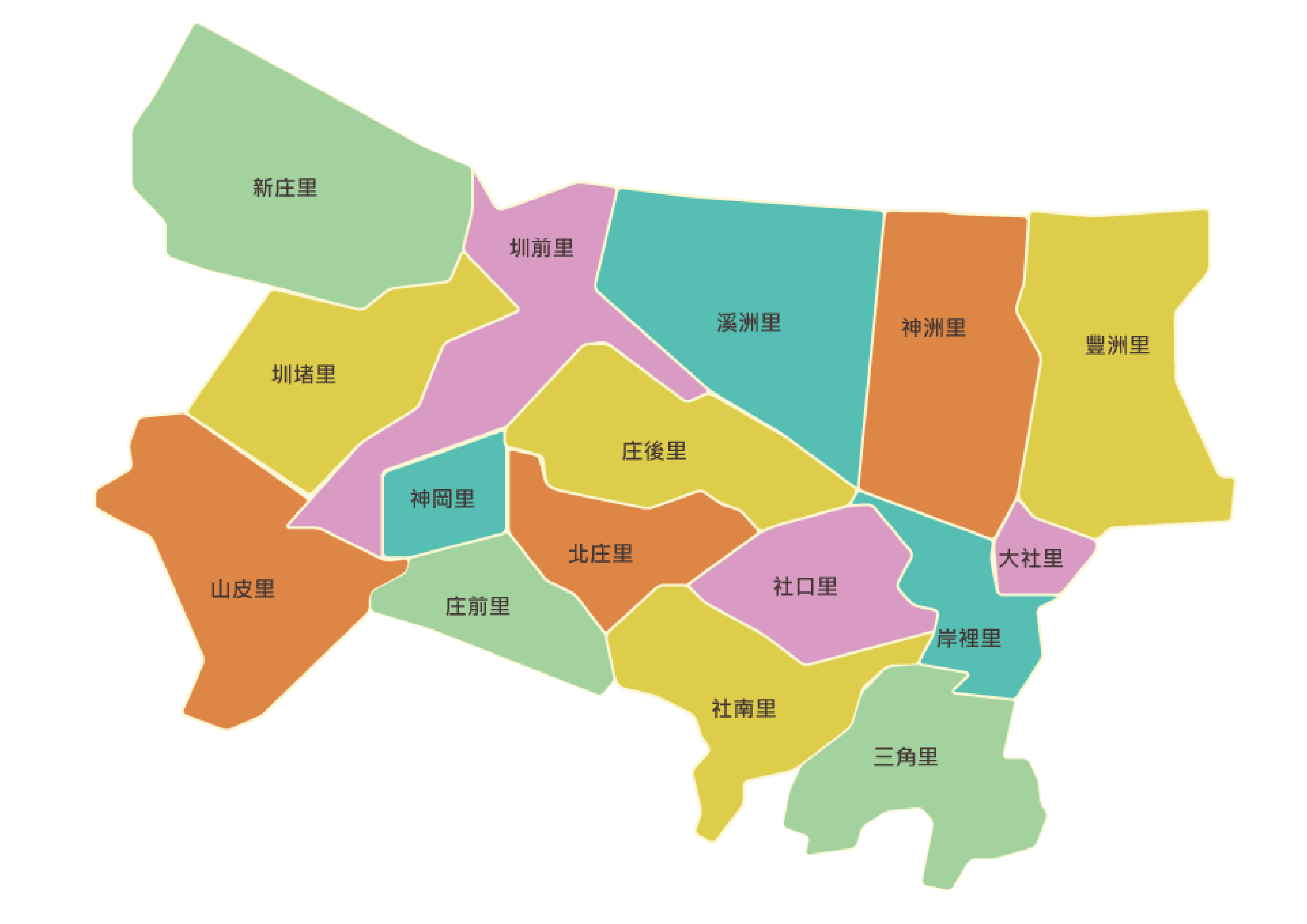 臺中市神岡區公所-區里資訊-神岡各里區域圖