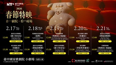 「2026 NTT放映室」春節特映